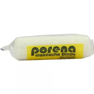 PORENA elast.Mullbinde 10 cm weiß m.Cello, 1 St