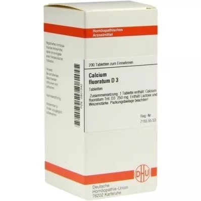 CALCIUM FLUORATUM D 3 Tabletten, 200 St