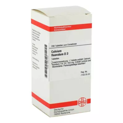 CALCIUM FLUORATUM D 3 Tabletten, 200 St