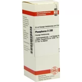 PHOSPHORUS D 200 Dilution, 20 ml