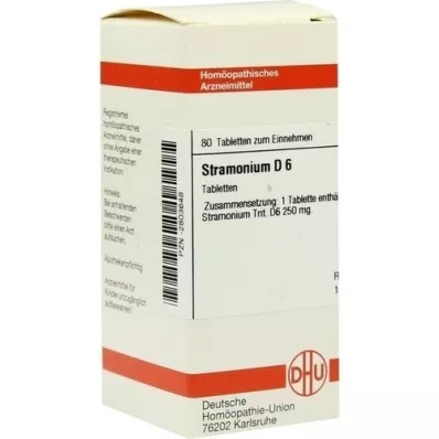STRAMONIUM D 6 Tabletten, 80 St