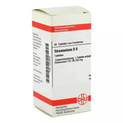 STRAMONIUM D 6 Tabletten, 80 St