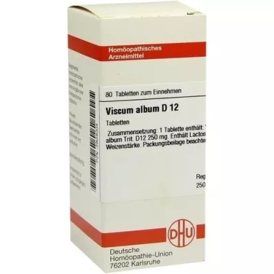 VISCUM ALBUM D 12 Tabletten, 80 St