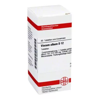 VISCUM ALBUM D 12 Tabletten, 80 St VISCUM ALBUM D 12 Tabletten, 80 St