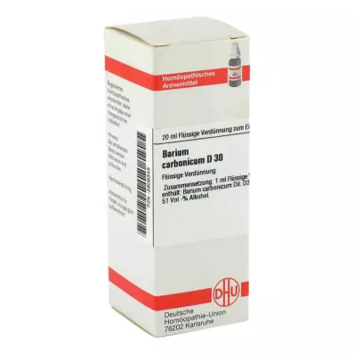BARIUM CARBONICUM D 30 Dilution, 20 ml
