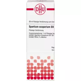 SPARTIUM SCOPARIUM D 3 Dilution, 20 ml