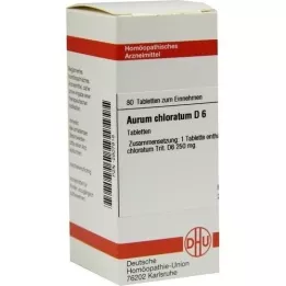 AURUM CHLORATUM D 6 Tabletten, 80 St