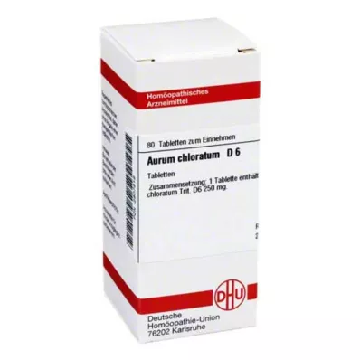 AURUM CHLORATUM D 6 Tabletten, 80 St