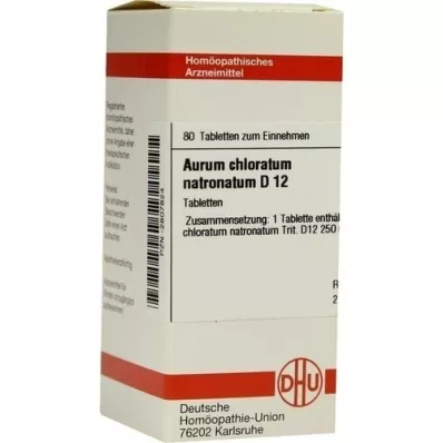 AURUM CHLORATUM NATRONATUM D 12 Tabletten, 80 St