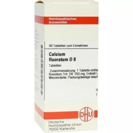 CALCIUM FLUORATUM D 8 Tabletten, 80 St