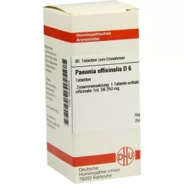 PAEONIA OFFICINALIS D 6 Tabletten, 80 St