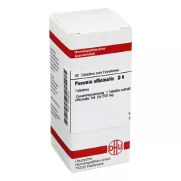 PAEONIA OFFICINALIS D 6 Tabletten, 80 St