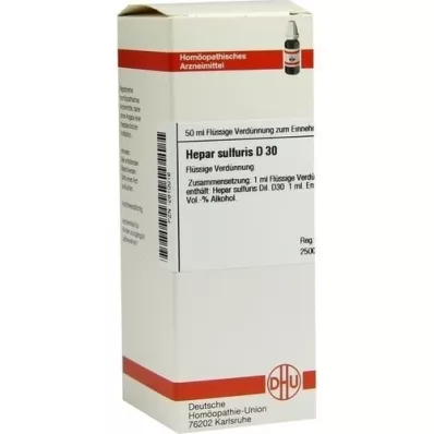 HEPAR SULFURIS D 30 Dilution, 50 ml