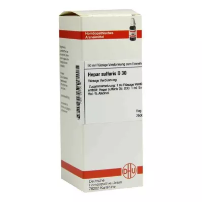 HEPAR SULFURIS D 30 Dilution, 50 ml