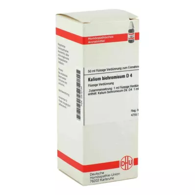 KALIUM BICHROMICUM D 4 Dilution, 50 ml KALIUM BICHROMICUM D 4 Dilution, 50 ml