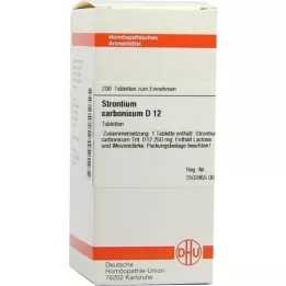 STRONTIUM CARBONICUM D 12 Tabletten, 200 St