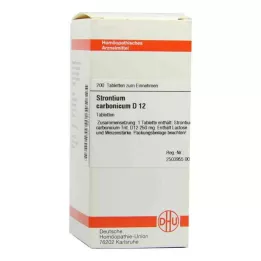 STRONTIUM CARBONICUM D 12 Tabletten, 200 St