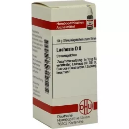 LACHESIS D 8 Globuli, 10 g