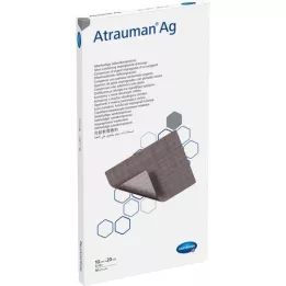 ATRAUMAN Ag 10x20 cm steril Kompressen, 10 St