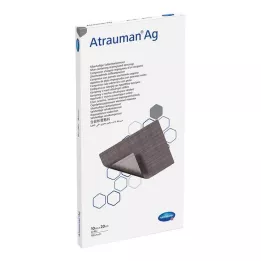 ATRAUMAN Ag 10x20 cm steril Kompressen, 10 St