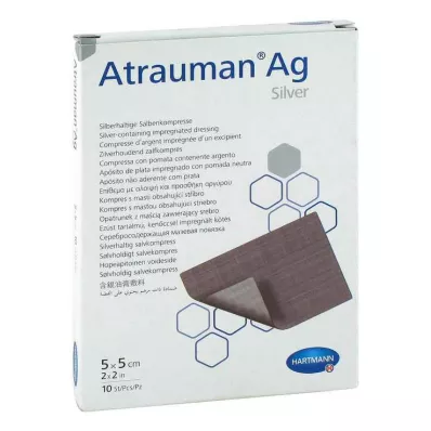 ATRAUMAN Ag 5x5 cm steril Kompressen, 10 St ATRAUMAN Ag 5x5 cm steril Kompressen, 10 St