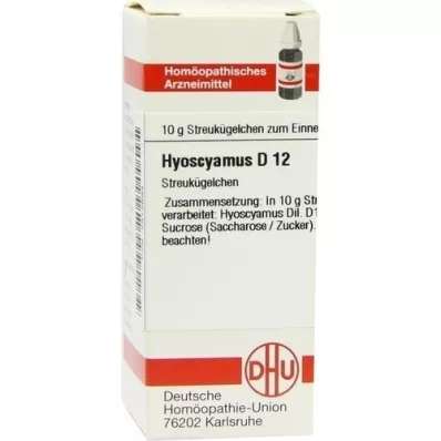 HYOSCYAMUS D 12 Globuli, 10 g