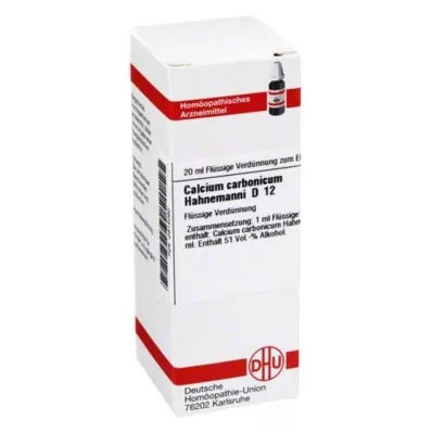 CALCIUM CARBONICUM Hahnemanni D 12 Dilution, 20 ml