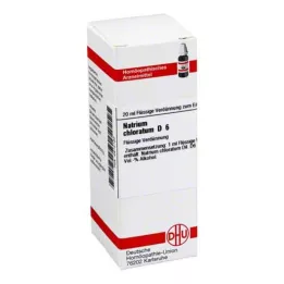 NATRIUM CHLORATUM D 6 Dilution, 20 ml