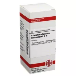 CALCIUM CARBONICUM Hahnemanni D 6 Tabletten, 80 St