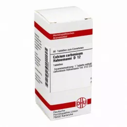 CALCIUM CARBONICUM Hahnemanni D 12 Tabletten, 80 St