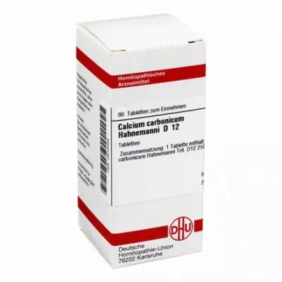 CALCIUM CARBONICUM Hahnemanni D 12 Tabletten, 80 St