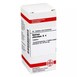 NATRIUM CHLORATUM D 4 Tabletten, 80 St
