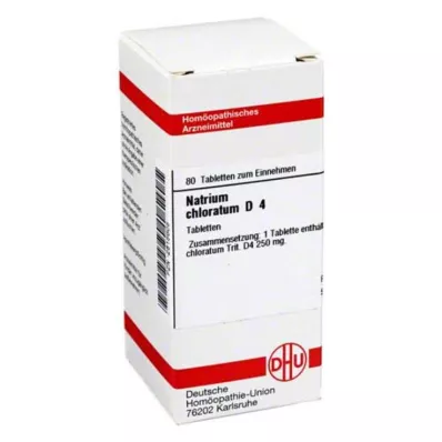 NATRIUM CHLORATUM D 4 Tabletten, 80 St