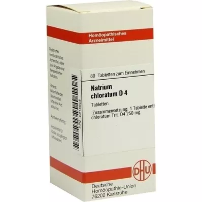 NATRIUM CHLORATUM D 4 Tabletten, 80 St