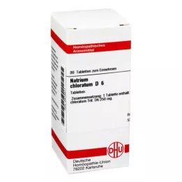 NATRIUM CHLORATUM D 6 Tabletten, 80 St