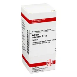 NATRIUM CHLORATUM D 12 Tabletten, 80 St