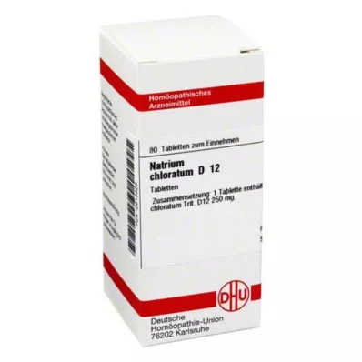 NATRIUM CHLORATUM D 12 Tabletten, 80 St