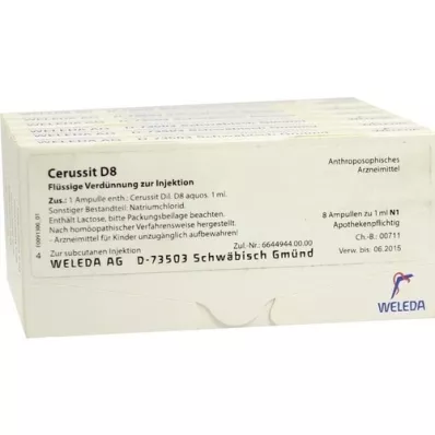 CERUSSIT D 8 Ampullen, 48X1 ml