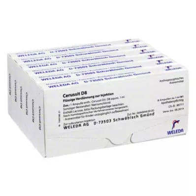 CERUSSIT D 8 Ampullen, 48X1 ml