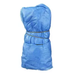 ÜBERSCHUHE Einmal Kunststoff blau, 10 St