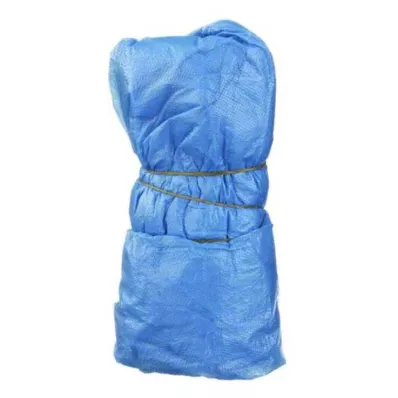 ÜBERSCHUHE Einmal Kunststoff blau, 10 St