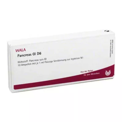 PANCREAS GL D 6 Ampullen, 10X1 ml PANCREAS GL D 6 Ampullen, 10X1 ml
