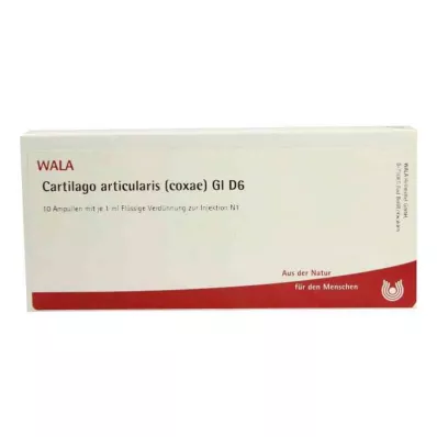 CARTILAGO articularis coxae GL D 6 Ampullen, 10X1 ml CARTILAGO articularis coxae GL D 6 Ampullen, 10X1 ml