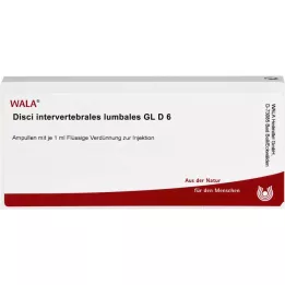 DISCI intervertebrales lumbales GL D 6 Ampullen, 10X1 ml