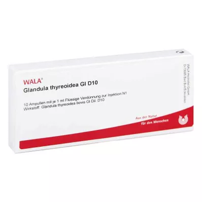GLANDULA THYREOIDEA GL D 10 Ampullen, 10X1 ml GLANDULA THYREOIDEA GL D 10 Ampullen, 10X1 ml