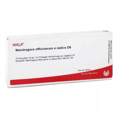 MANDRAGORA OFFICINARIUM e radice D 6 Ampullen, 10X1 ml