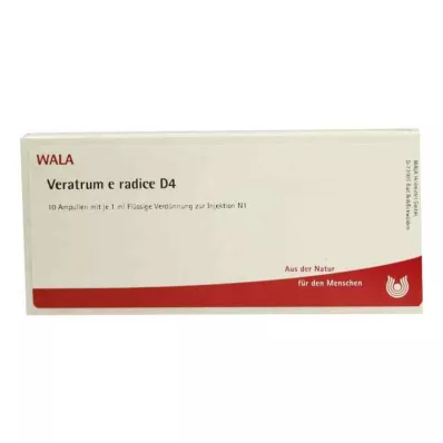 VERATRUM E radice D 4 Ampullen, 10X1 ml VERATRUM E radice D 4 Ampullen, 10X1 ml