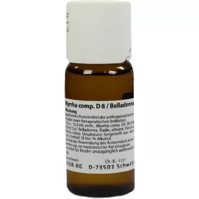 MYRRHA comp.D 8/Belladonna Radix D 10 aa Mischung, 50 ml