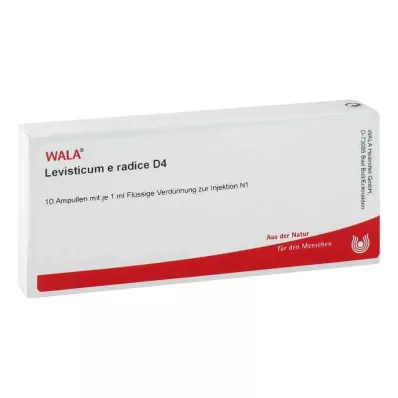 LEVISTICUM E radice D 4 Ampullen, 10X1 ml