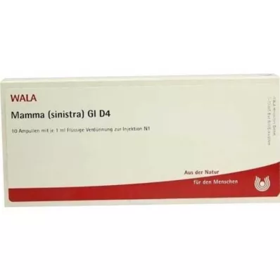 MAMMA SINISTRA GL D 4 Ampullen, 10X1 ml